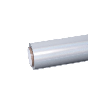 Rainbow Laser White Chrome Car Vinyl Wrap