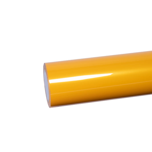 Metallic Golden Yellow Car Vinyl Wrap