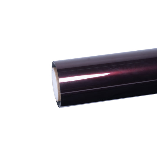 Metallic Black Rose Car Vinyl Wrap