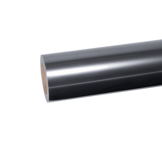 Metallic Steel Grey Car Vinyl Wrap