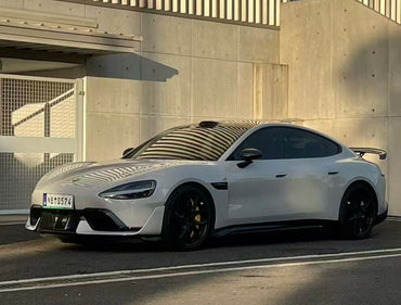 Crystal Gloss Grey Car Vinyl Wrap