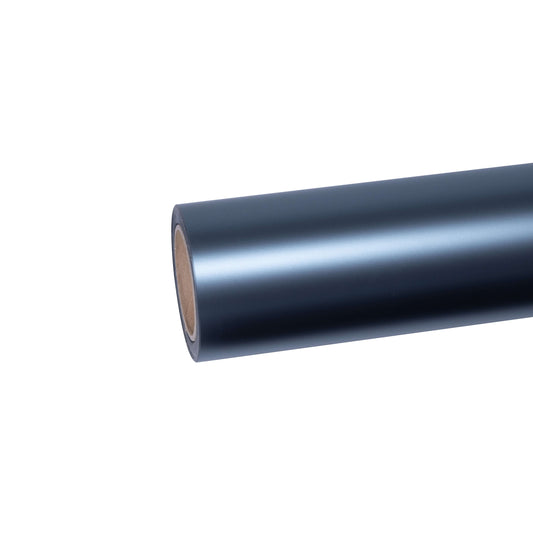 Ultra Matte Metallic Grey Blue Car Vinyl Wrap