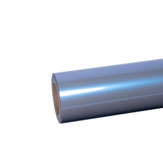 Dual Color Metallic Grey Blue Car Vinyl Wrap