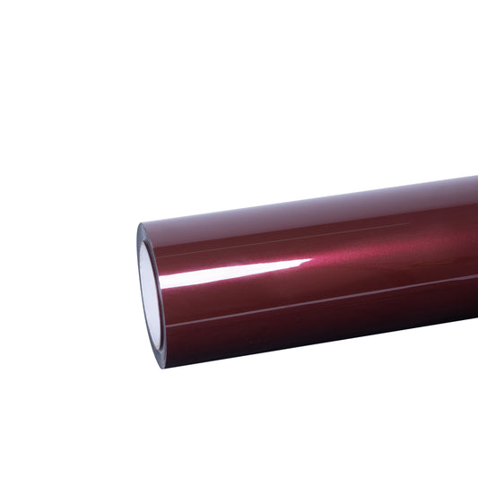 Liquid Gloss Metallic Black Cherry Red Car Vinyl Wrap