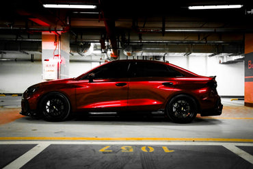 Liquid Gloss Dragon Red Car Vinyl Wrap