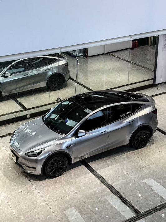 Metallic Gloss GT Silver Car Vinyl Wrap