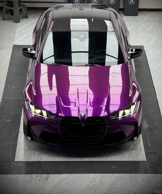Metallic Gloss Grape Purple Car Vinyl Wrap