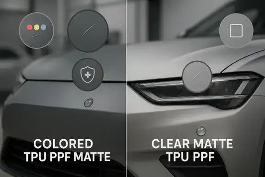 Clear vs. Colored Paint Protection Film: The Ultimate Comparison for Your Vehicle