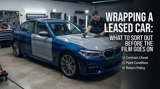 Wrapping a Leased Car: What to Sort Out Before the Film Goes On