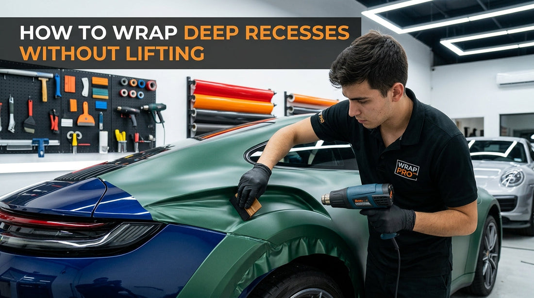 How to Wrap Deep Recesses Without Lifting