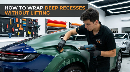 How to Wrap Deep Recesses Without Lifting