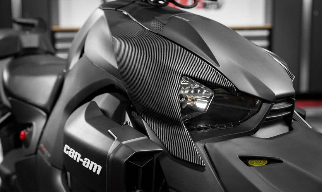 Carbon Fiber Wrap for Motorcycle Fairings