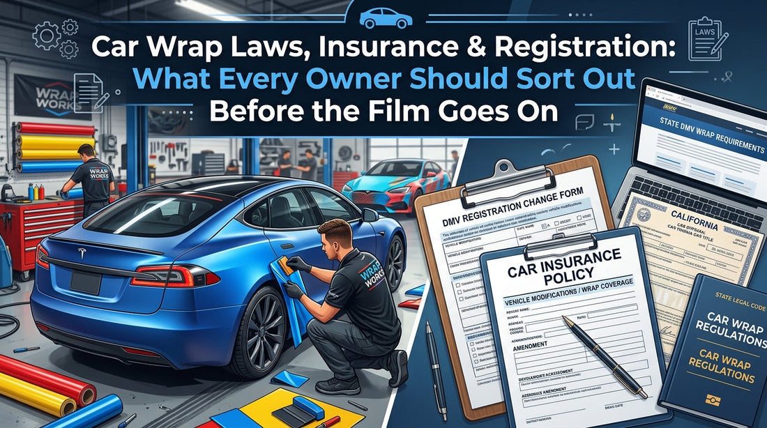 Car Wrap Laws, Insurance and Registration: What Every Owner Should Sort Out Before the Film Goes On