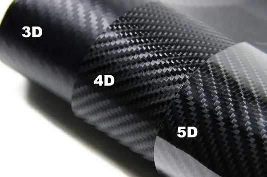 3D vs 4D vs 5D Carbon Fiber Wrap: Understanding the Key Differences