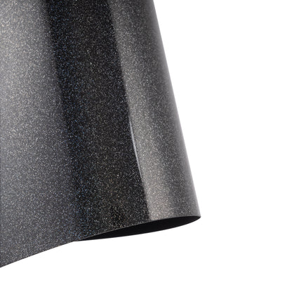 Rainbow Laser Black Chrome Car Vinyl Wrap