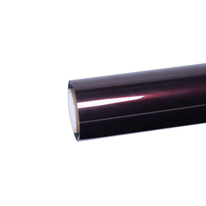 Metallic Black Rose Car Vinyl Wrap