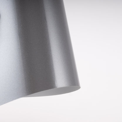 Metallic Steel Grey Car Vinyl Wrap
