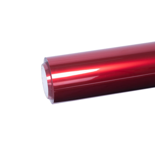 Liquid Gloss Metallic Ruby Red Car Vinyl Wrap