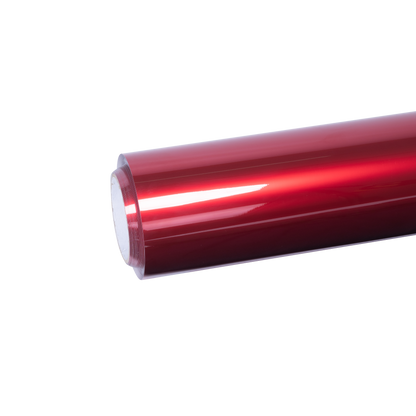 Liquid Gloss Metallic Ruby Red Car Vinyl Wrap