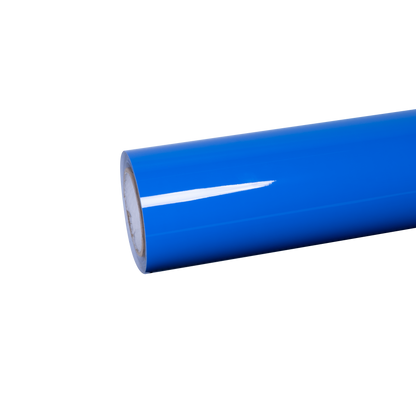 Crystal Gloss Shark Blue Car Vinyl Wrap PET