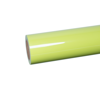 Crystal Gloss Acid Green Car Vinyl Wrap