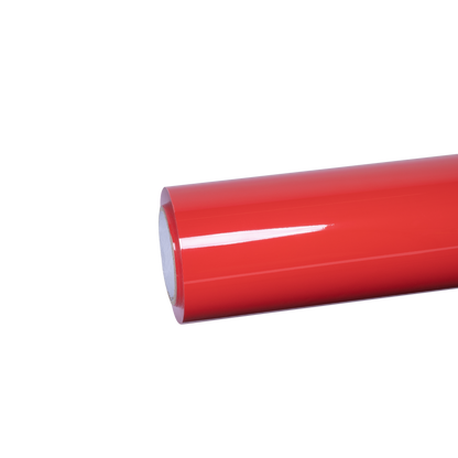 Crystal Gloss Ferrari Red Car Vinyl Wrap