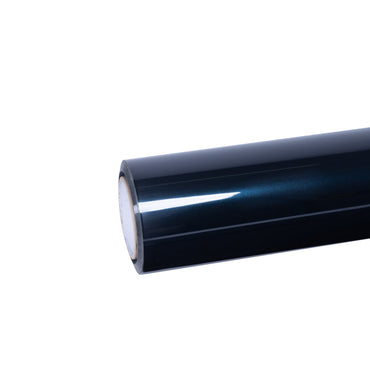 Metallic Gloss Ghost Midnight Blue Car Vinyl Wrap