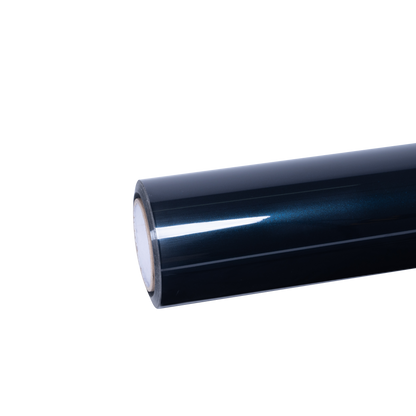 Metallic Gloss Ghost Midnight Blue Car Vinyl Wrap