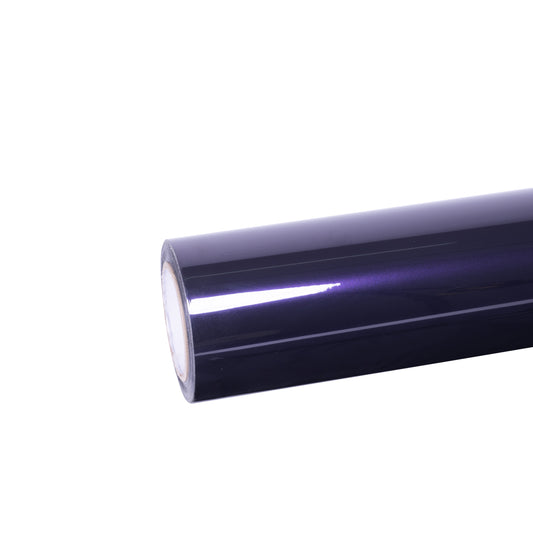 Metallic Gloss Ghost Midnight Purple Car Vinyl Wrap