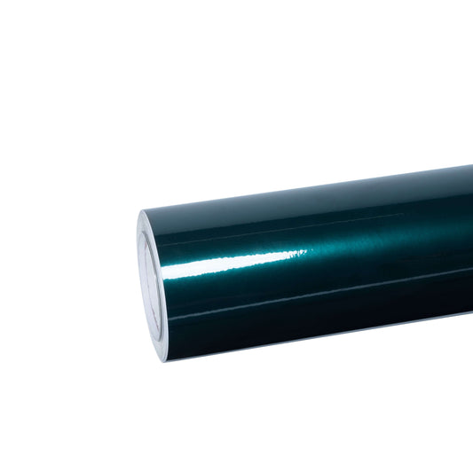 Liquid Gloss British Racing Green Car Vinyl Wrap