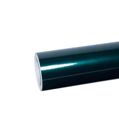 Liquid Gloss British Racing Green Car Vinyl Wrap