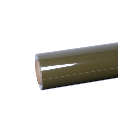 Crystal Gloss Battle Green Car Vinyl Wrap