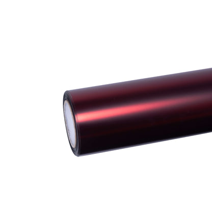 Ultra Matte Satin Chrome Metallic Romance Red Car Vinyl Wrap