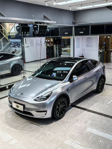 Metallic Gloss GT Silver Car Vinyl Wrap