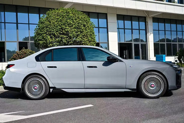 Satin Black to White Chameleon PPF Film