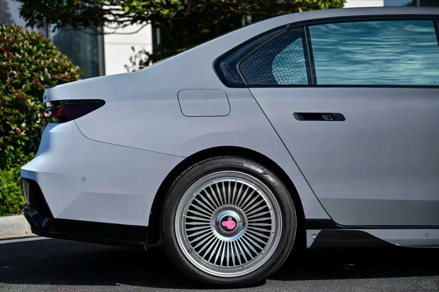 Satin Black to White Chameleon PPF Film