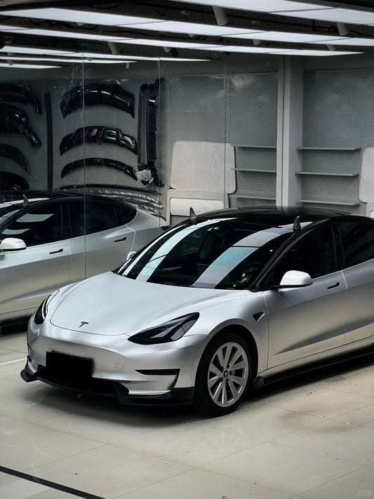 Electroplated Matte Metallic Silver Car Vinyl Wrap