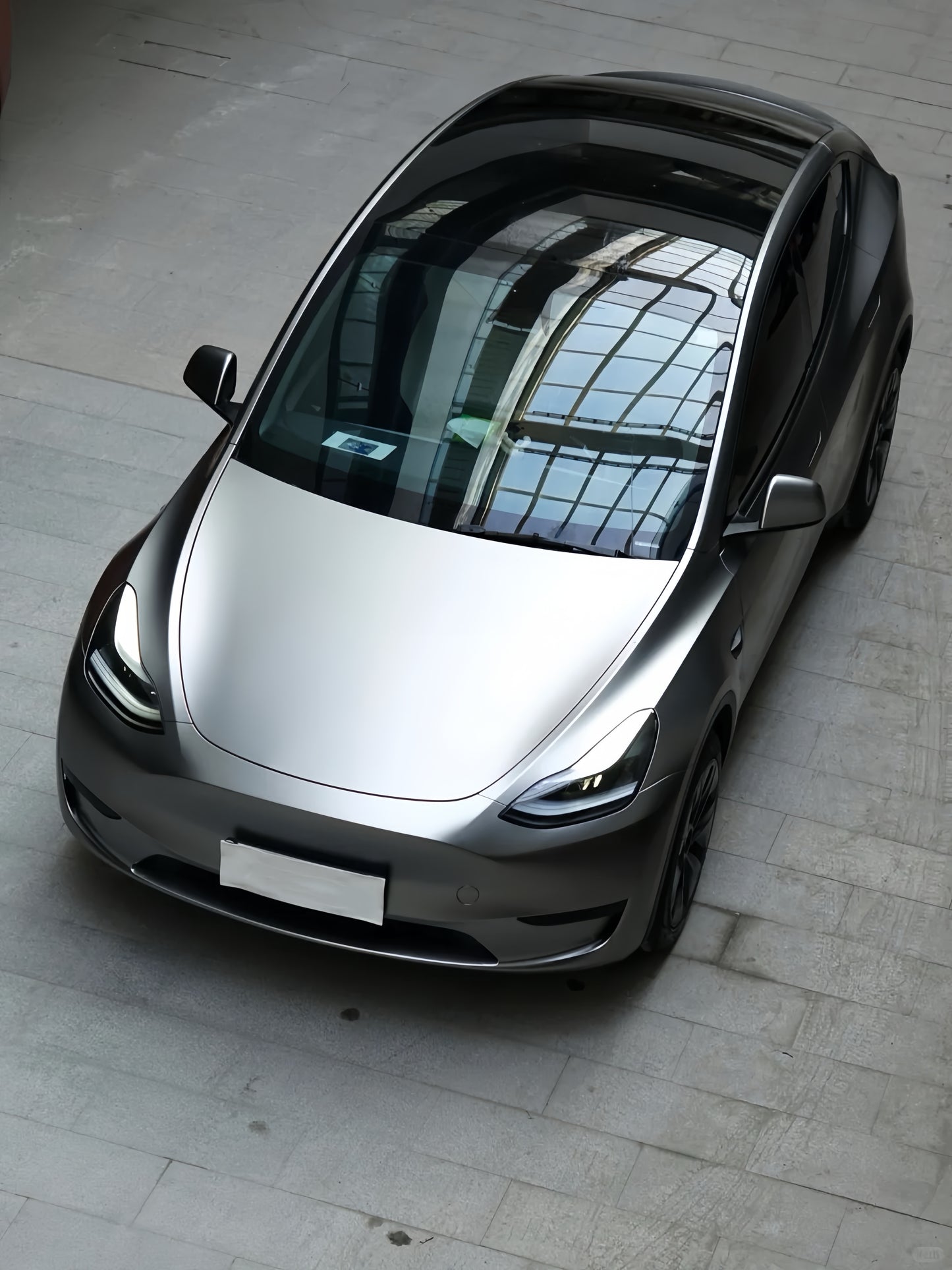 Ultra Matte Metallic Liquid Silver Car Vinyl Wrap