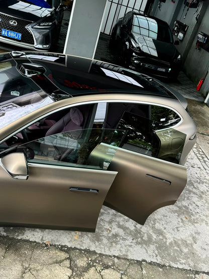 Ultra Matte Coffee Brown Car Vinyl Wrap