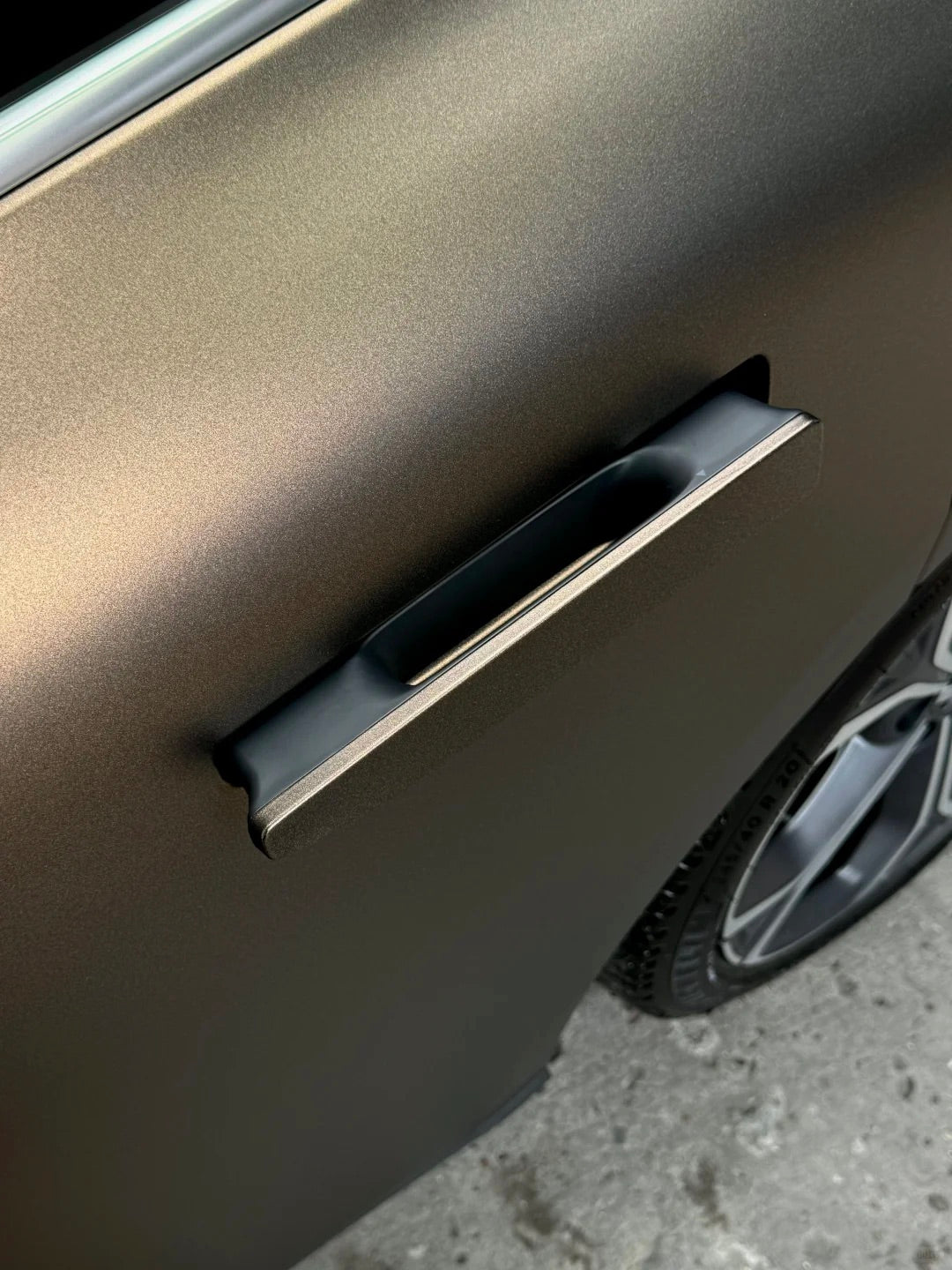 Ultra Matte Coffee Brown Car Vinyl Wrap