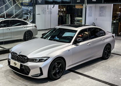 Ultra Matte Metallic Satin Silver Car Vinyl Wrap