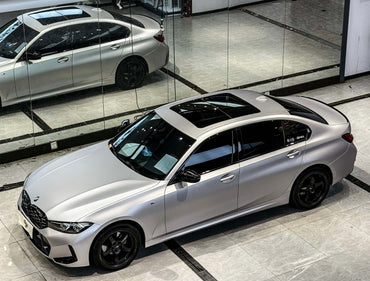 Ultra Matte Metallic Satin Silver Car Vinyl Wrap