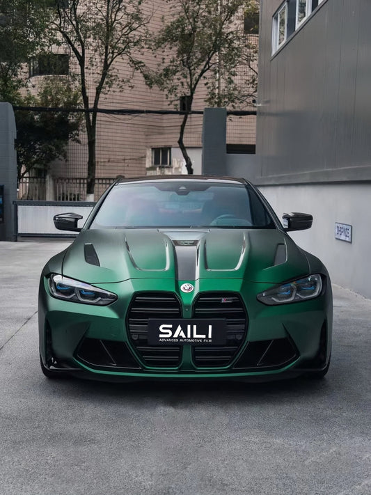 Electroplated Chrome Venom Green Sailifilm Car Vinyl Wrap